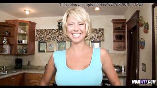 Cute Blonde Mom is Horny