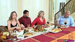 Moms Bang Teen - Naughty Family Thanksgiving
