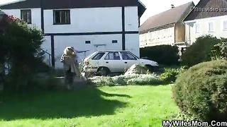 Wife finds her man fucking mother in law