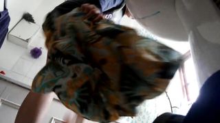 Young Sister Naked Shaved Pussy Shower Voyeur Hidden Cam Spying