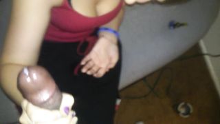 White Girl Scared of Sucking BBC for some Dope...bbc Cums all over Her!!!!