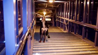 Public transportation flashing