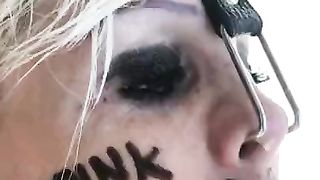 MILF Prossie Drinks her own Piss and I Spit in her Face