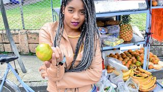 LETSDOEIT - Ebony Latina Tricked Into Sex By Horny Students