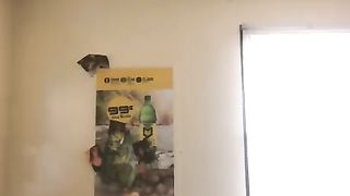 Boyfriend Fucks Sexy Green Eyed Girlfriend while Parents are Gone.