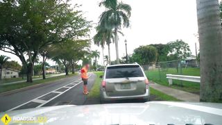 Roadside - Big titty Latina fucks her mechanic