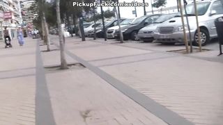 Spanish is easy to pick-up girls and fuck on the street