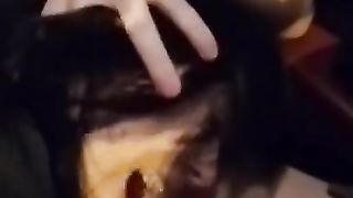 Emo Slut from Tinder Sucks my Big Dick in Car Moments after we Meet