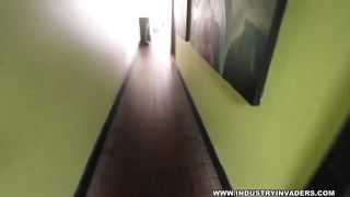 Jayla Foxx Workin at the Fast Food Joint Bustin' it Wide Open