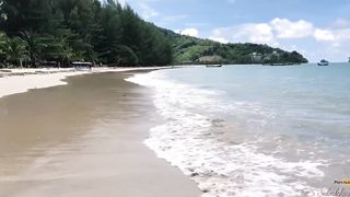 Public Sex on the Island, Cumming in my Panties - Freya Stein