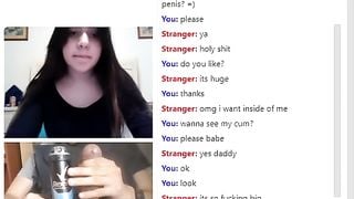 Omegle Girl Shows Big Boobs and wants my Cum