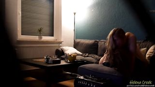 Secret Camera - Netflix and Chill - Sister with Boyfriend - Voyeur - 4K