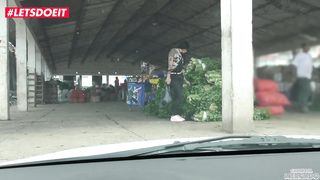 LETSDOEIT - Stunning Tattooed Latina Picked Up From The Market GETS FUCKED!