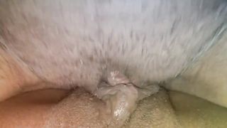 Ebony Clit on Clit Cum