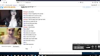 Cute Asian Watches Couple Fuck on Omegle (fake Cam)