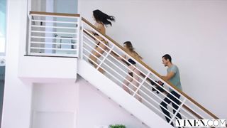 VIXEN Two Horny College Students Volunteer to Be Filmed And Fucked