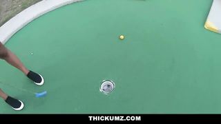 Thickumz - Ebony Teen Flaunts Her Fat Ass For a BWC