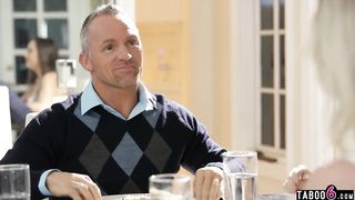 Daddy gets with daughters teen friend in the night