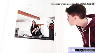 Hard Style Sex Action On Cam Wtih Slut Busty Wife (Emma Butt) vid-12