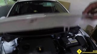 Roadside - Samantha Titti Fucks to get her Car back on the Road