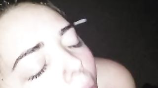 Dirty Tinder Bitch Sucked everything