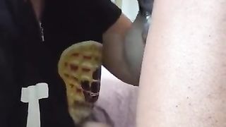 When the Dick to much to Handle but she tries anyway