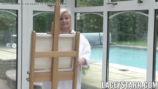 LACEYSTARR - Artistic GILF creampied after blowjob