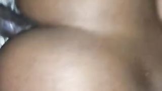 Cream on the Dick Thumb in the Ass