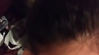 Young Asian Ho gets Slapped.  Sucks my Cock