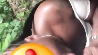 2 best Friend Thots Sucking Dick in the Woods