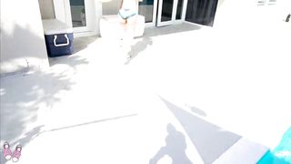 Real Teens - Tattooed Teen Kali roses POV blowjob & sex