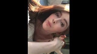 Jia Lissa getting Horny before the Scene (backstage)