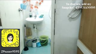 Strip Lace Panty Hose in Shower