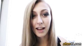 Pov teenager cum sprayed