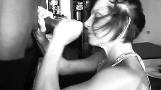 68 Yr old Granny Sucking off Black Cock