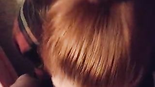 BJ after Work. Huge Load Swallowed!