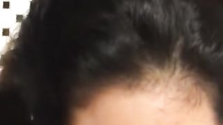 Asian College Slut Fucked in the Bathroom Mirror