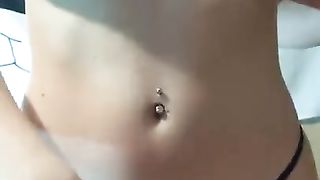 Huge Tit Girlfriend Loses Bet Oily Handjob as Payment!