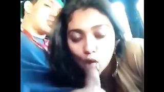 HOT INDIAN TEEN BLOW JOB IN CAR