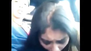 HOT INDIAN TEEN BLOW JOB IN CAR