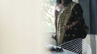 Indian Mistress Seduces Submissive Ebony into Kinky Sex