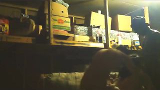 Two Bros Bang Girl in Garage
