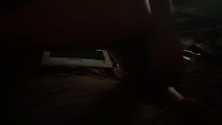 Hot Slut Fantasizing about BBC Fucks Huge Black Dildos Watching Porn