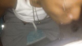 Dyke from College Basketball Team gives me Vicious Head & Swallow Comshot