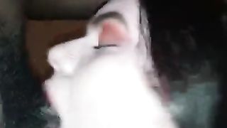 Ugly Thot with Face Full of make up Lets BBC Disrespect her Throat