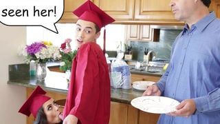 BANGBROS - Juan El Caballo Loco Fucks His Step Sister Jynx Maze On Graduation Day
