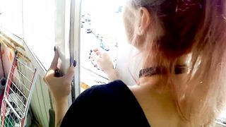 Will we go out onto the Balcony? (smoking POV)