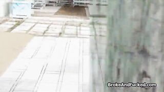 Busty Brazilian teen on my dick