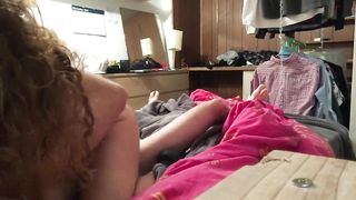 Taking Control in his Dorm Room