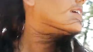 Stranger Blowjob in Public Park with Cum Walk